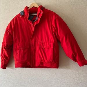 90s Eddie Bauer Red Puffer ski and snow Jacket